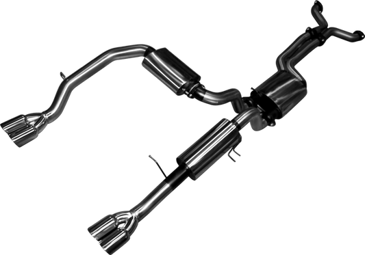 Manta | Twin 3" Cat Back Exhaust System with Muffler/Muffler | Ford Falcon BA BF 5.4L V8 Ute & FPV Pursuit 2002–2008