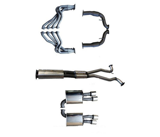 Manta | Twin 3″ Full System with 1 7/8″ Headers & Mufflers | HSV VE E2 Clubsport GTS 6.2L V8 Sedan Wagon 2009–2010