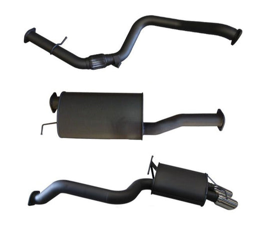 Manta - Ford Territory SUV SZ 2.7L V6 Turbo Diesel (2011-2016) - Full System - 3" Single Exhaust - Without Cat - Twin Tip Exit
