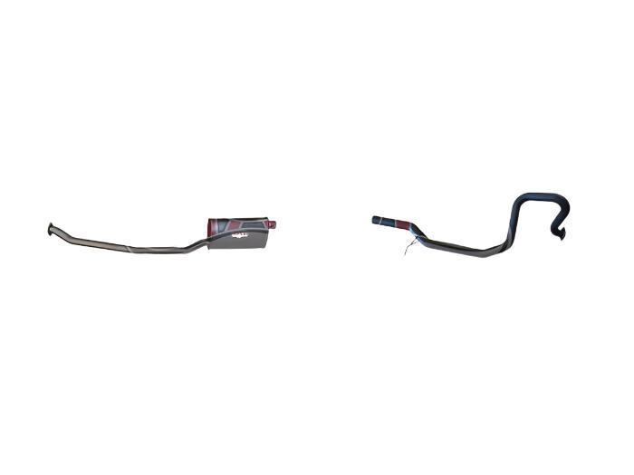Manta | 2.5in Cat Back Exhaust System | Ford Fairlane LTD NF NL DF DL 4.0L 6Cyl Sedan 1995–1999