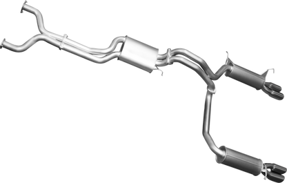 Manta | Twin 2.5" L & R Cat Back Exhaust System with Muffler/Muffler | Ford Falcon BA BF V8 Sedan & FPV GT 2002–2008