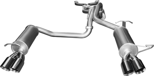 Manta | Twin 2.5" L & R Cat Back Exhaust System with Muffler/Muffler | Ford Falcon BA BF V8 Sedan & FPV GT 2002–2008