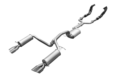 Manta | Twin 2.5″ Full Exhaust System with Extractors Muffler | FPV GT GT-P Force 8 5.4L V8 Sedan 2005–2008
