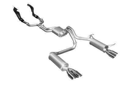 Manta | Twin 2.5″ Full Exhaust System with Extractors Muffler | FPV GT GT-P Force 8 5.4L V8 Sedan 2005–2008