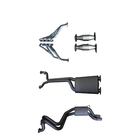 Manta | Twin 2.5" Full System with Extractors | Ford Falcon AU 5.0L V8 Sedan (Live Axle) 1998–2002