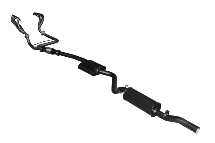 Manta | 2.5″ Full Exhaust System with Extractors & Mufflers | Holden Commodore VP VR V6 3.8L IRS Sedan 1991–1995