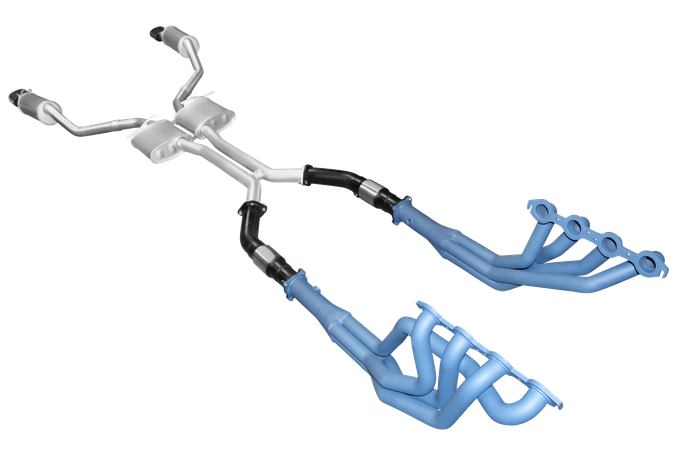 Manta Twin 2.5″ Aluminised Full System with Extractors & Centre & Rear Mufflers | Holden Commodore VU VY VZ 2000–2007