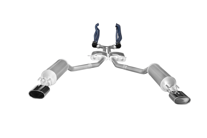 Manta Twin 2.5″ Aluminised Full System with Extractors & Centre & Rear Mufflers | Holden Commodore VU VY VZ 2000–2007