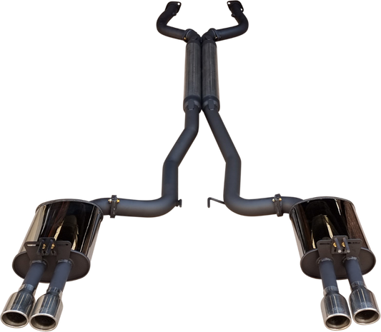 Manta DPE | Twin 2.5″ Cat Back Exhaust System with 3.5″ Tips | Holden VE VF Commodore & WM WN Caprice V8 Ute Sedan 2006–2017