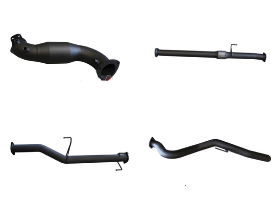 Manta | 3" Turbo Back with Cat & Without Muffler | Colorado RG 2.8L Ute 2016–2020