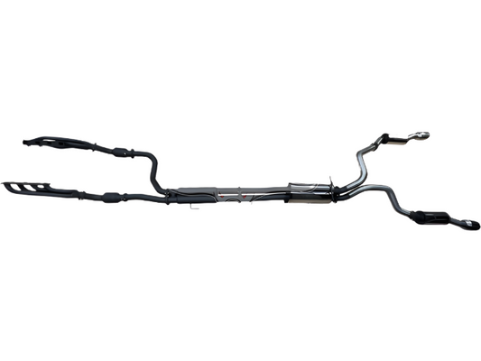 Manta | Twin 3″ Full Exhaust System with 1 3/4″ Headers, Cats & Rear Mufflers | RAM 1500 DT 5.7L V8 Ute 2020–2025