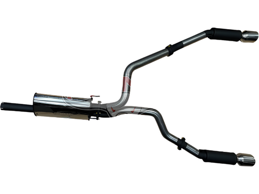 Manta | Twin 3″ Cat Back Exhaust with Rear Mufflers & 5″ Chrome Tips | RAM DS 1500 5.7L V8 Ute 2009–2024