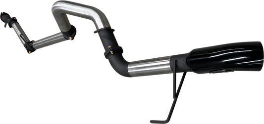 Manta | 3″ DPF Back Exhaust without Mufflers Black 4″ Tip | Toyota Landcruiser 300 Series V6 3.3L TTD Wagon 2021–2025