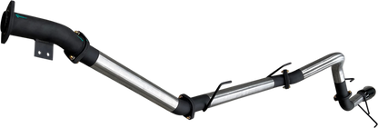 Manta | 3″ DPF Back Exhaust without Mufflers Black 4″ Tip | Toyota Landcruiser 300 Series V6 3.3L TTD Wagon 2021–2025