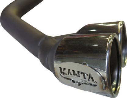 Manta | 3″ DPF Back Exhaust without Mufflers Twin Tip Side Exit | Ford Ranger Next Gen T6.2 V6 3.0L Ute 2022–2024
