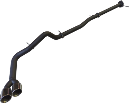Manta | 3″ DPF Back Exhaust without Mufflers Twin Tip Side Exit | Ford Ranger Next Gen T6.2 V6 3.0L Ute 2022–2024