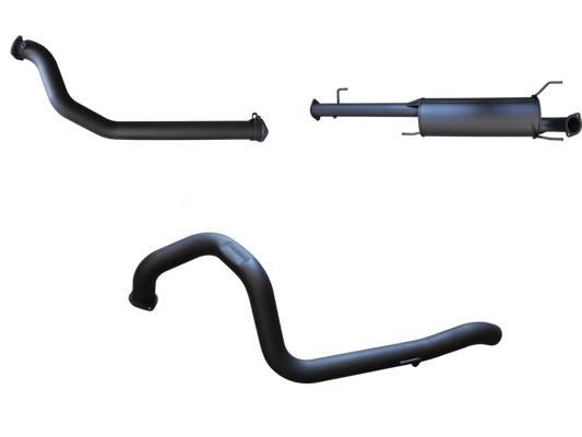 Manta | 3″ Turbo Back Exhaust System without Cat & No Rear Muffler | Toyota Prado KDJ120R KDJ150R 3.0L 2007–2015
