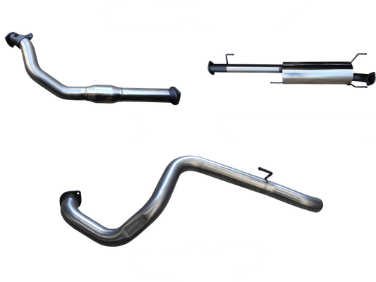 Manta | 3″ Turbo Back Exhaust System with Cat & Without Rear Muffler | Toyota Prado KDJ120R KDJ150R 3.0L 2007–2015
