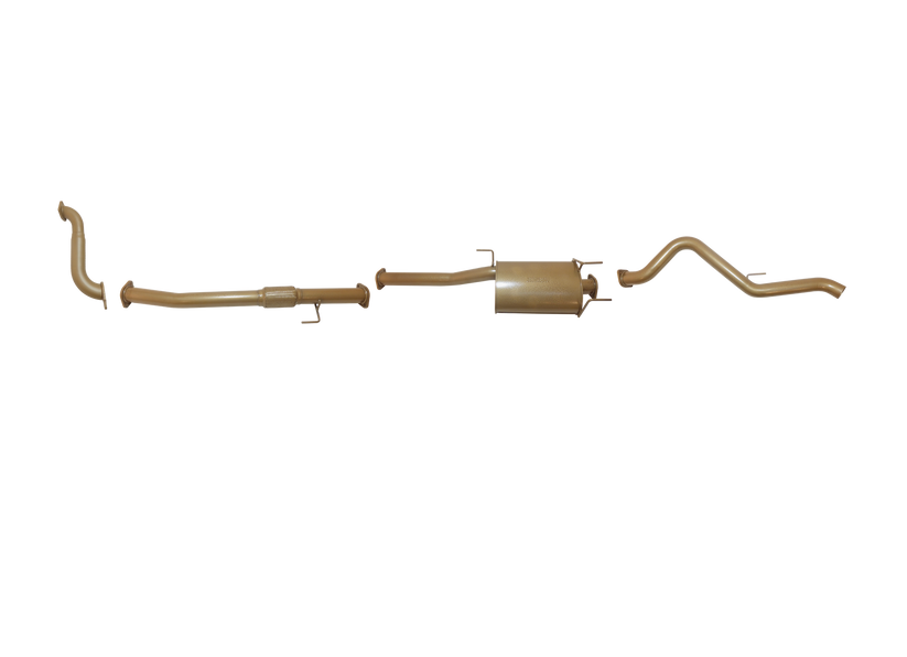King Brown - Holden Colorado RG7 2.8L TD 2012 to September 2016 (without DPF/Air Purifier) - Single 3" Kit