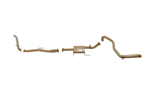 King Brown - Nissan Patrol GU MKII Ute & Wagon 3L TD Mk I & Mk II 2000 to 2016 (without DPF/Air Purifier) - Single 3" with Rear Pipe Only Option Kit.