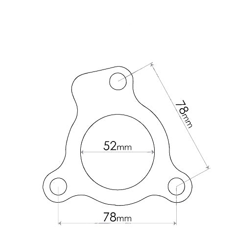 Redback Flange Gasket for various Ford & Mazda vehicles - FDG016