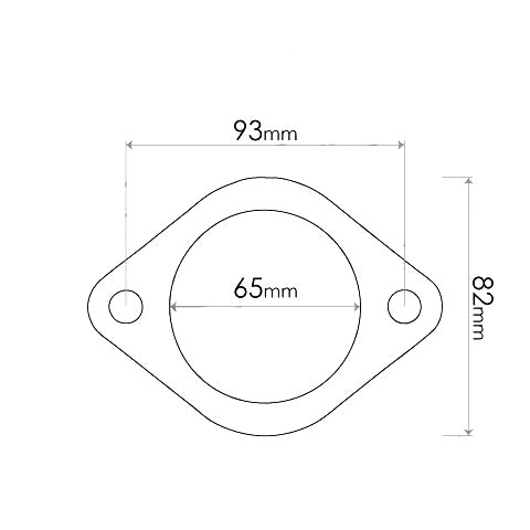 Redback Flange Gasket for various Ford, Hyundai & Mazda vehicles - FDG025R