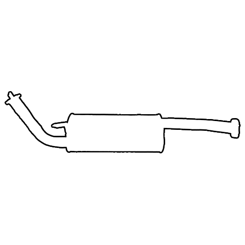 Standard Replacement - Honda Prelude Muffler (BM4636) (Berklee ...