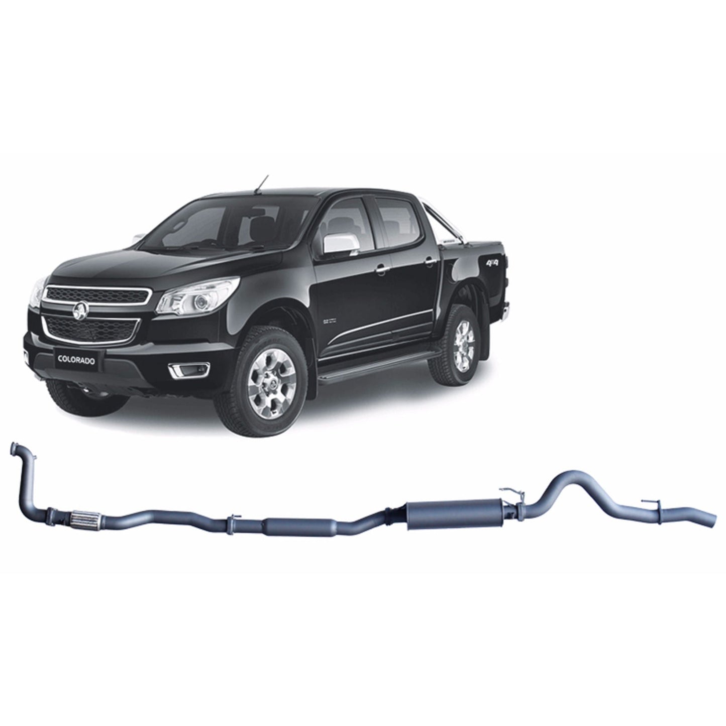 Redback Extreme Duty Exhaust for Holden Colorado RG 2.8L (06/2012 - 08/2016)