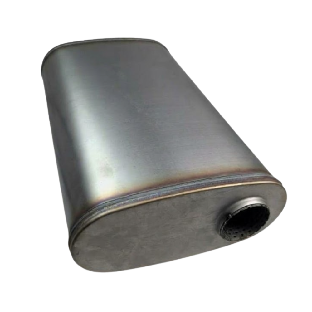 Redback 9x5" Oval Megaflow Straight Through Muffler 2.5" 18" Long - H743MN-409