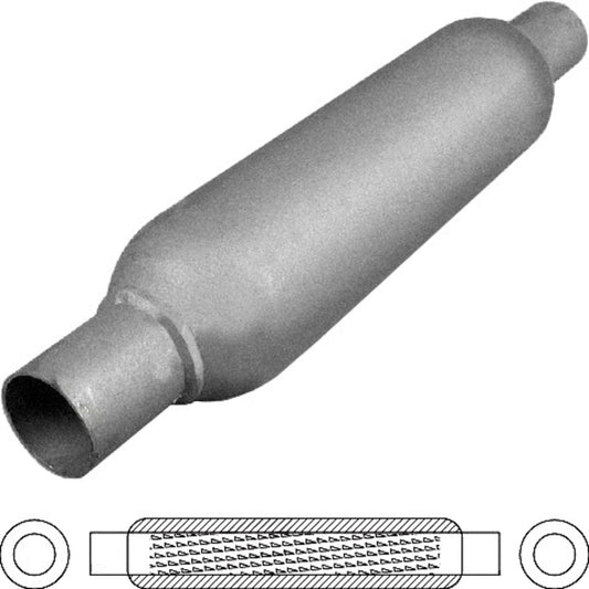 Redback - 2.25" Hotdog Centre/Centre 300mm(L) x 90mm(D) Round Mild Steel
