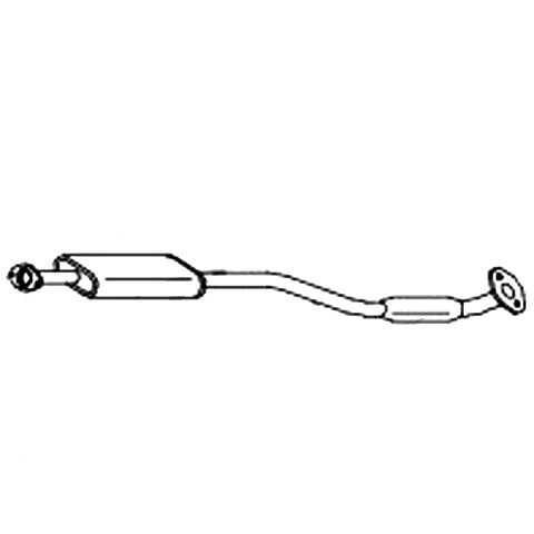 Redback Standard Replacement Exhaust for Hyundai Lantra 1992-1995 - M4205