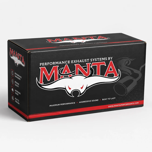 Manta Dual 2.5″ Cat Back Muffler/Tailpipe for Holden Commodore VU VY VZ V8 Ute 2000–2007