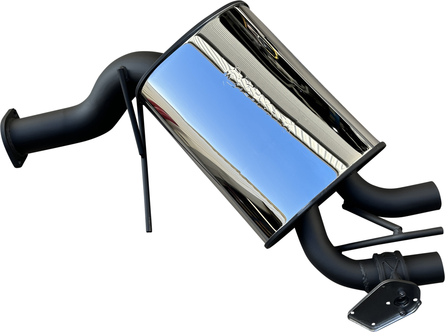  Manta | 3" Rear Muffler to Suit Factory Exhaust | Chevrolet Camaro 6th Gen 6.2L V8 Coupe | 2016–2022