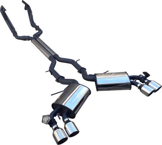 Manta | Twin 3" Full Exhaust System with 1 7/8" Headers | Chevrolet Camaro 6th Gen 6.2L V8 Coupe | 2016–2022