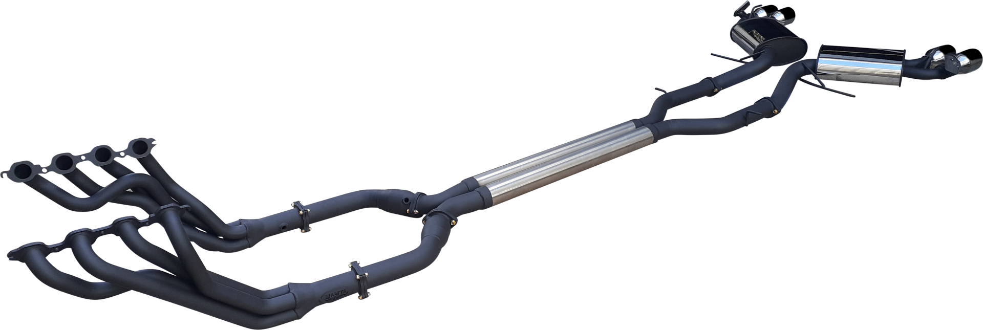 Manta | Twin 3" Full Exhaust System with 1 7/8" Headers | Chevrolet Camaro 6th Gen 6.2L V8 Coupe | 2016–2022
