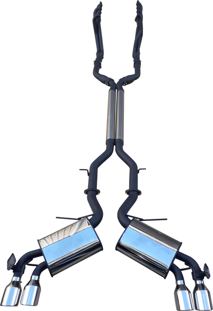 Manta | Twin 3" Full Exhaust System with 1 7/8" Headers | Chevrolet Camaro 6th Gen 6.2L V8 Coupe | 2016–2022