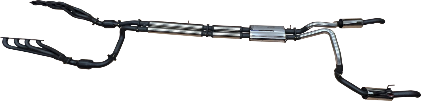 Manta | Twin 3" Full Exhaust System with 1 3/4" Headers | Chevrolet Silverado 1500 6.2L V8 Ute | 2019–2024