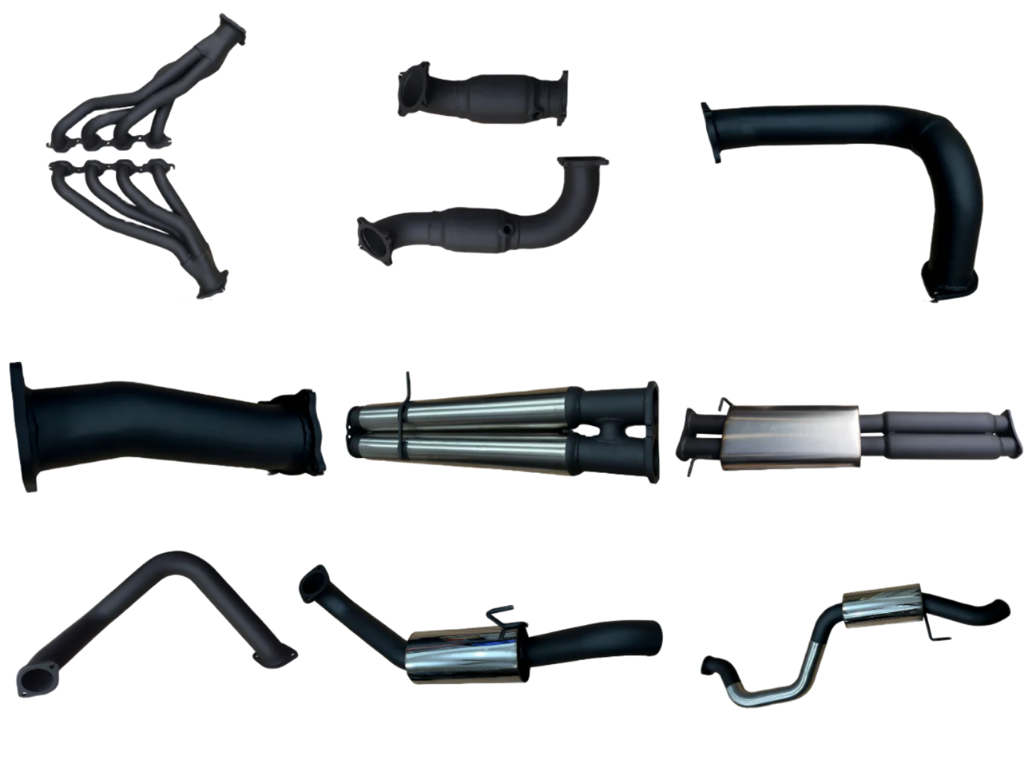 Manta | Twin 3" Full Exhaust System with 1 3/4" Headers | Chevrolet Silverado 1500 6.2L V8 Ute | 2019–2024