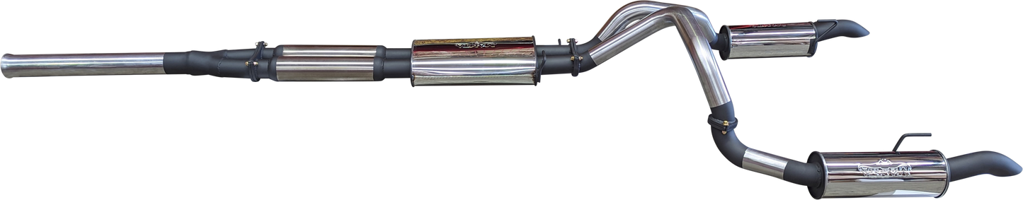 Manta | Twin 3" Cat-Back Exhaust System | Chevrolet Silverado 1500 6.2L V8 Ute | 2022–2024