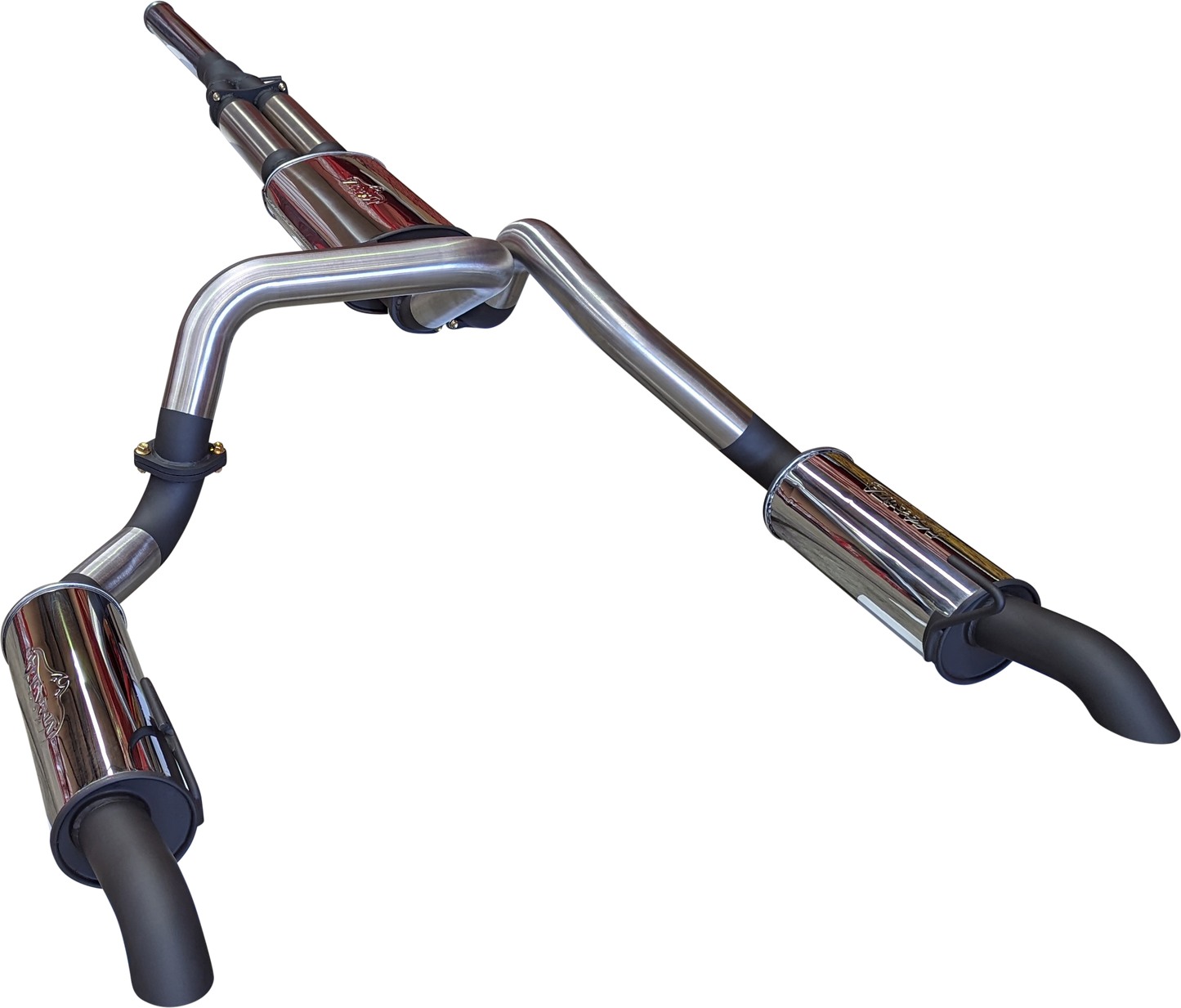Manta | Twin 3" Cat-Back Exhaust System | Chevrolet Silverado 1500 6.2L V8 Ute | 2022–2024