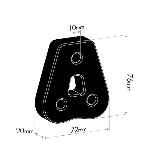 Redback Exhaust Rubber for Mitsubishi Triton 1986-2006, Mitsubishi Pajero 1986-2006, Mitsubishi L300 Express 1986-2006 + 1 more - MBR030