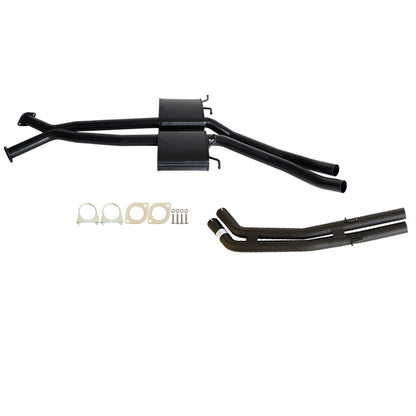 ESA - Holden Statesman WH, WL Twin 2 1/2" Kit - Inc X-Pipe, Everflo Mufflers & Tailpipe