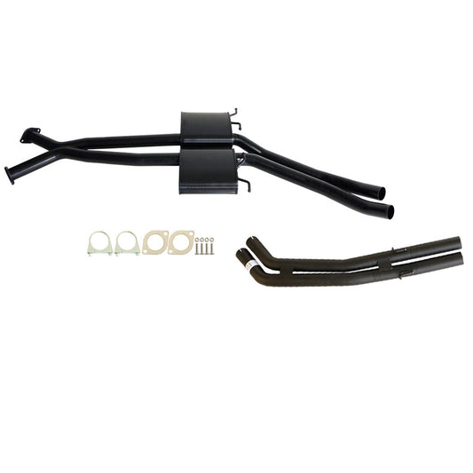 ESA - Holden Statesman WH, WL Twin 2 1/2" Kit - Inc X-Pipe, Everflo Mufflers & Tailpipe