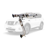 ESA 4X4 - Nissan Y62 Patrol 3 Inch Stainless Steel Center Muffler Section to Factory Rear Exhaust