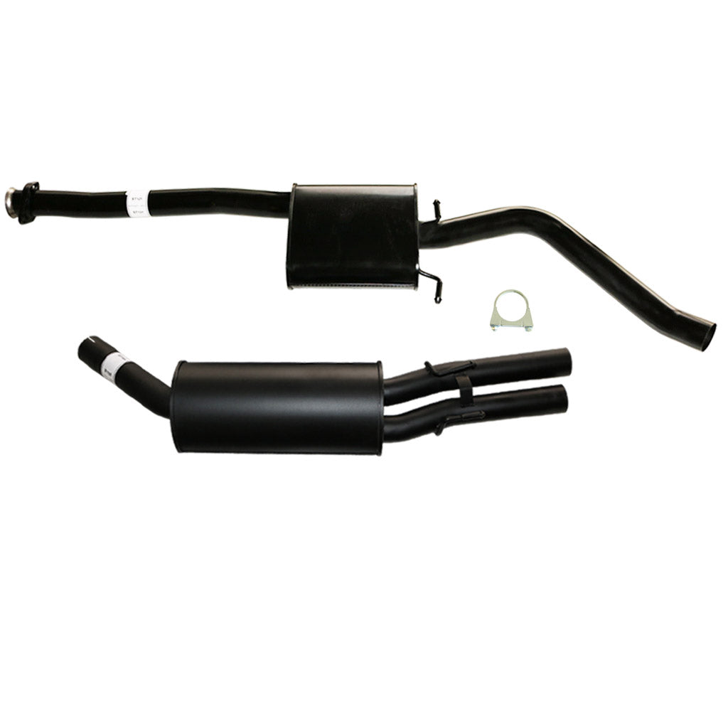 ESA - Holden Commodore VT-VY V6 Ute Wagon 2 1/2" Catback Kit Inc 2 x Everflo Mufflers Dual Outlet