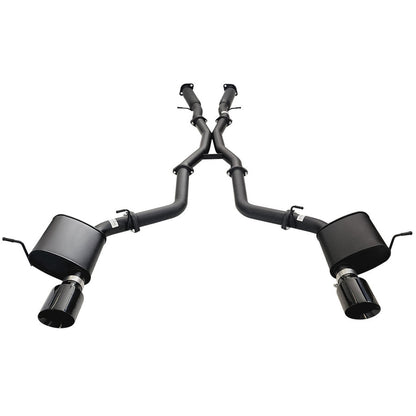 ESA 4X4 - Twin 3 Inch Cat Back Exhaust Centre Hotdogs For SRT Jeep Grand Cherokee 2012 to 2021 BC Tips