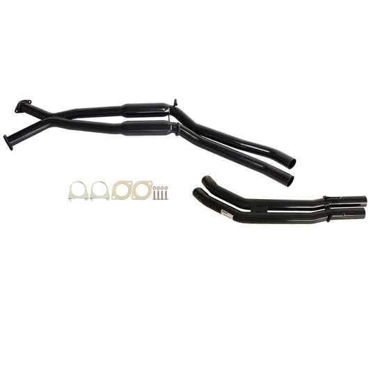ESA - Holden Commodore VT-VZ V6 & V8 Sedan Twin 2 1/2" Kit - Inc Xpipe, Everflo Hotdogs & Tailpipe