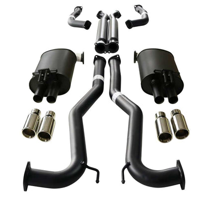 ESA - Holden Commodore VE, VF V6 V8 Sedan Wagon 3" Kit with 2 x Hotdog - X-pipe & 4 x SC Tips