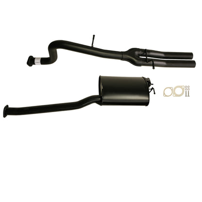 ESA - Ford Falcon FG Ute XR XR6 2 1/2" Catback Kit Inc Everflo Muffler & Dual Tailpipe