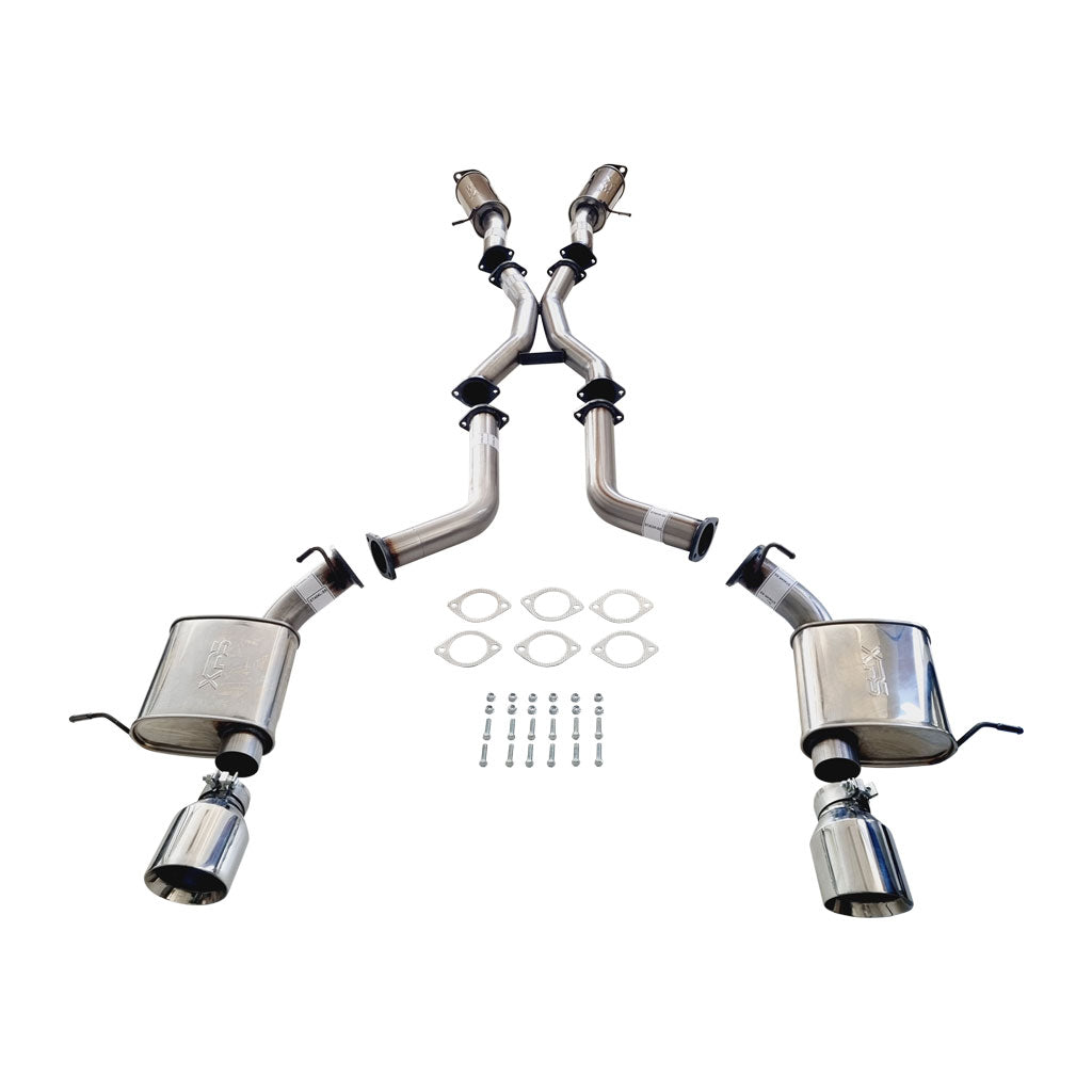 ESA 4X4 - Jeep Grand Cherokee SRT 6.4L V8 2012-Current SUV Stainless Steel 3" Exhaust with Stainless Steel Tips